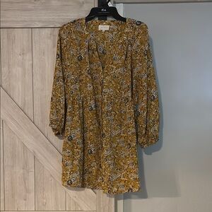 Floral Yellow tunic